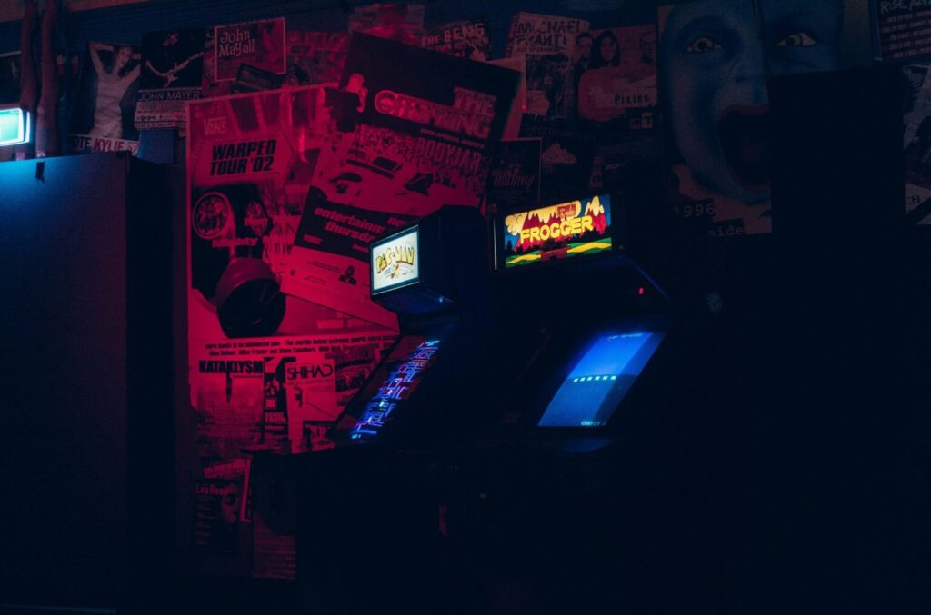 Salle d'arcade pour le rétrogaming