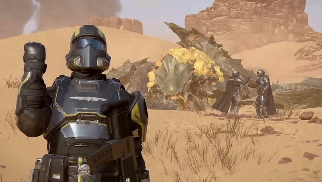 Helldivers 2, un jeu coopératif sur PC et console
