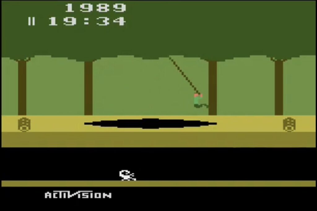 Jeu Pitfall de l'Atari 2600